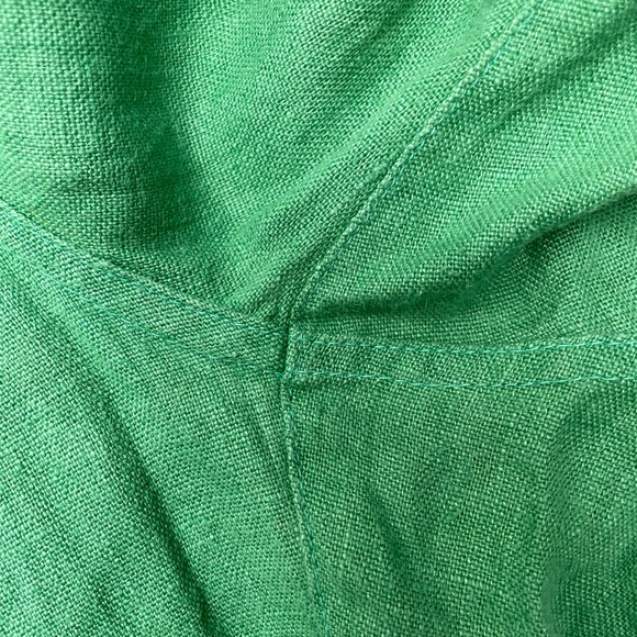 Beaton Linen “Court” pants in Laurel green - Picture 6 of 8